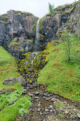 Ísafjörður waterfall